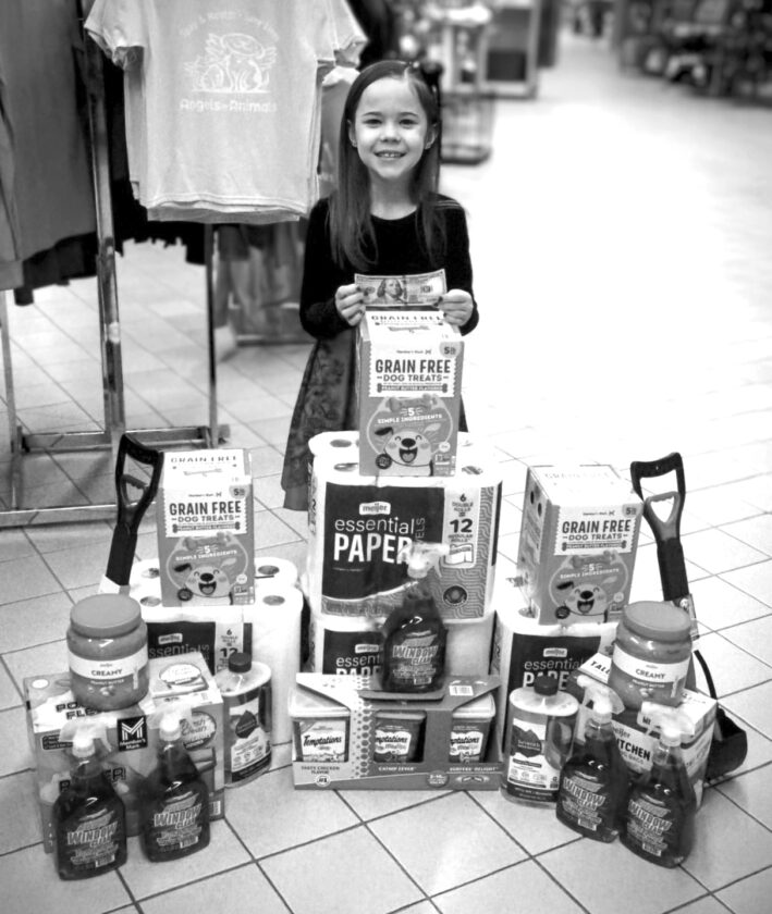 7-year-old donates her business proceeds to Angels for Animals